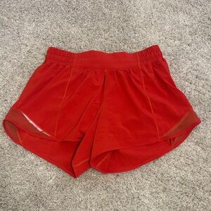 lululemon athletica Red Women’s Athletic Shorts